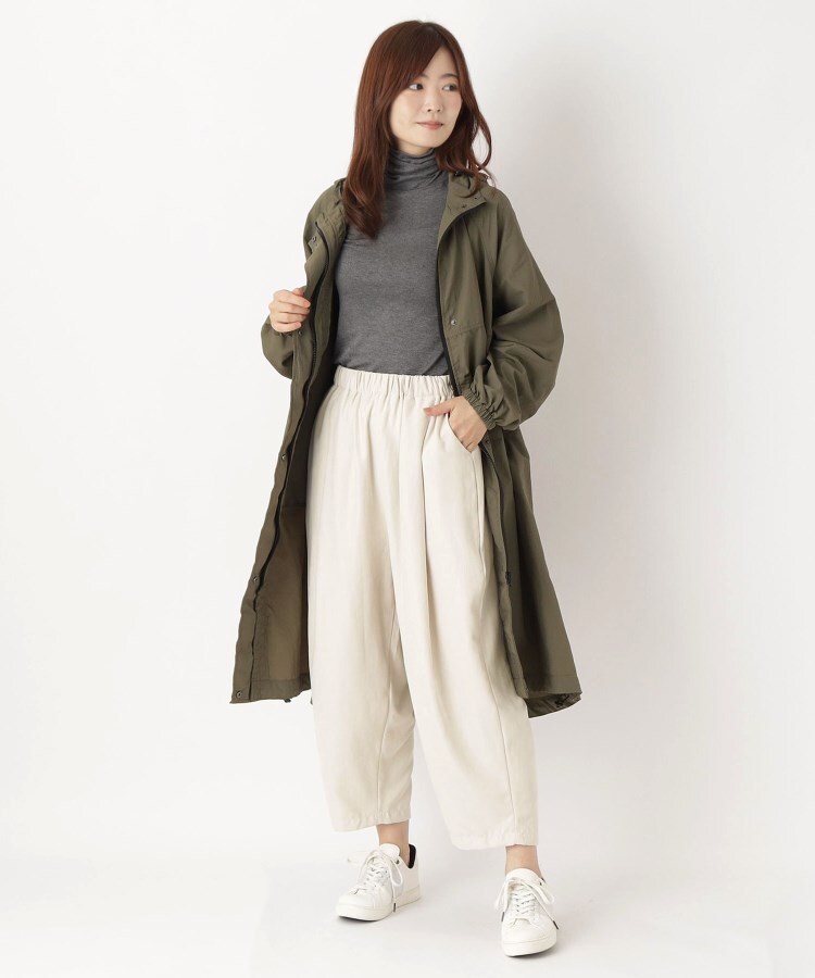 ワンズテラス(one'sterrace)の細畝コーデュロイ タックパンツ13