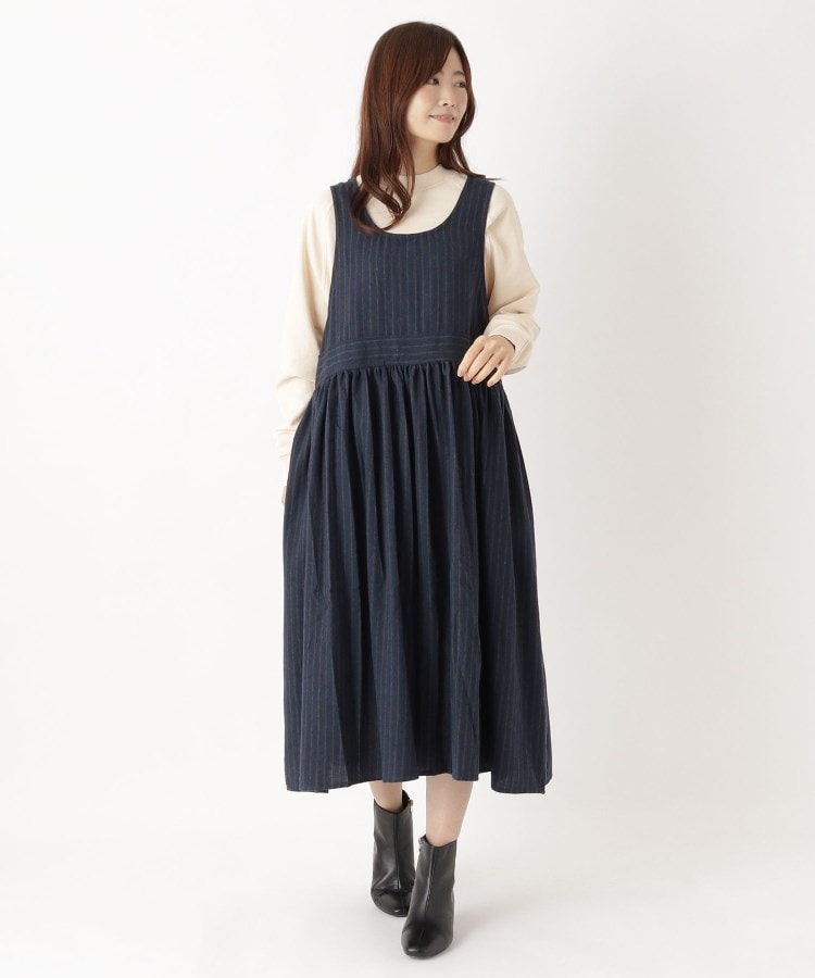 ワンズテラス(one'sterrace)のネル 2WAYエプロンワンピース14
