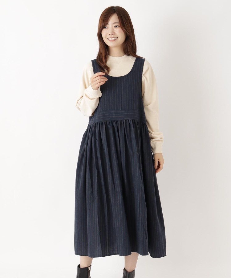 ネル 2WAYエプロンワンピース(マキシ・ロングワンピース ネル 2WAYエプロンワンピース(マキシ・ロングワンピース