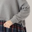 ワンズテラス(one'sterrace)の裏毛ネル切替ワンピース5