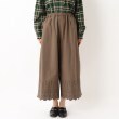 ワンズテラス(one'sterrace)のフランネル 裾刺繍9分丈フレアパンツ1