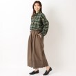 ワンズテラス(one'sterrace)のフランネル 裾刺繍9分丈フレアパンツ14