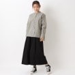 ワンズテラス(one'sterrace)のフランネルスタンドカラーラウンドヘムブラウス11