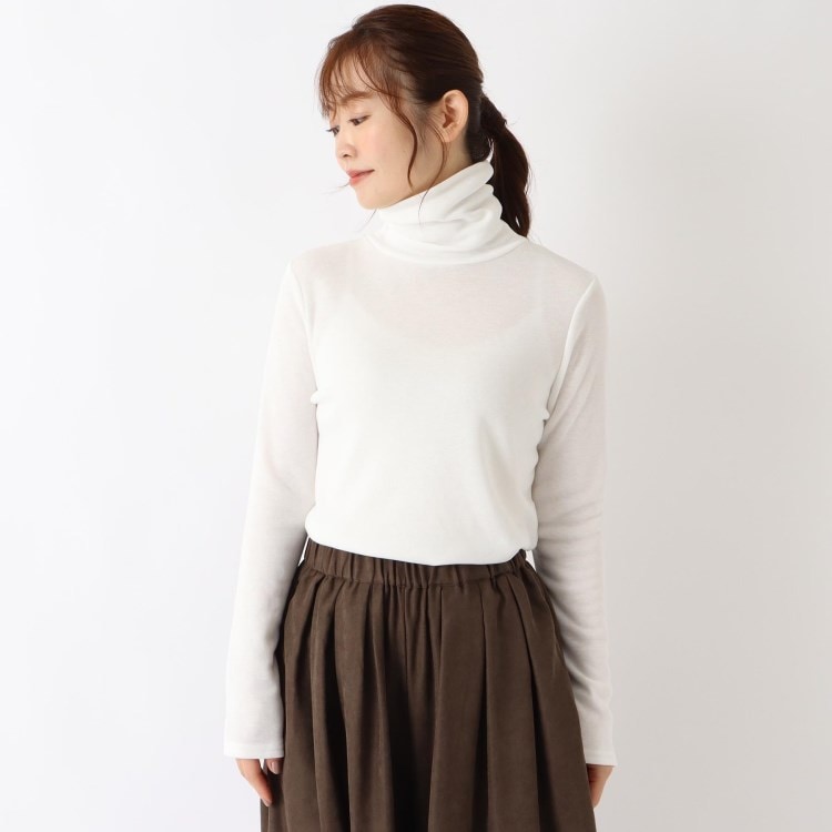 ワンズテラス(one'sterrace)の◆【リンネル12月号掲載】裏起毛タートルネックプルオーバー カットソー