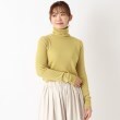 ワンズテラス(one'sterrace)の◆【リンネル12月号掲載】裏起毛タートルネックプルオーバー イエロー(932)