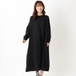 ワンズテラス(one'sterrace)の【リンネル12月号掲載】ネルＡラインワンピース ブラック(919)