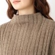 ワンズテラス(one'sterrace)のサイド開き タートルニットベスト4