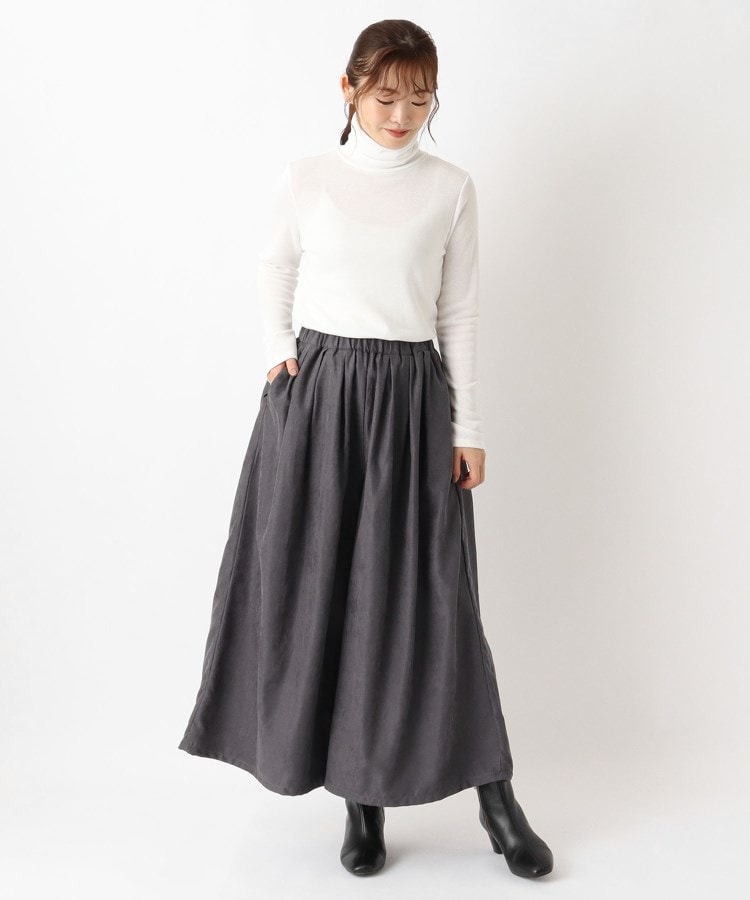 ワンズテラス(one'sterrace)の【リンネル12月号掲載】細畝コーデュロイ　タックワイドパンツ15