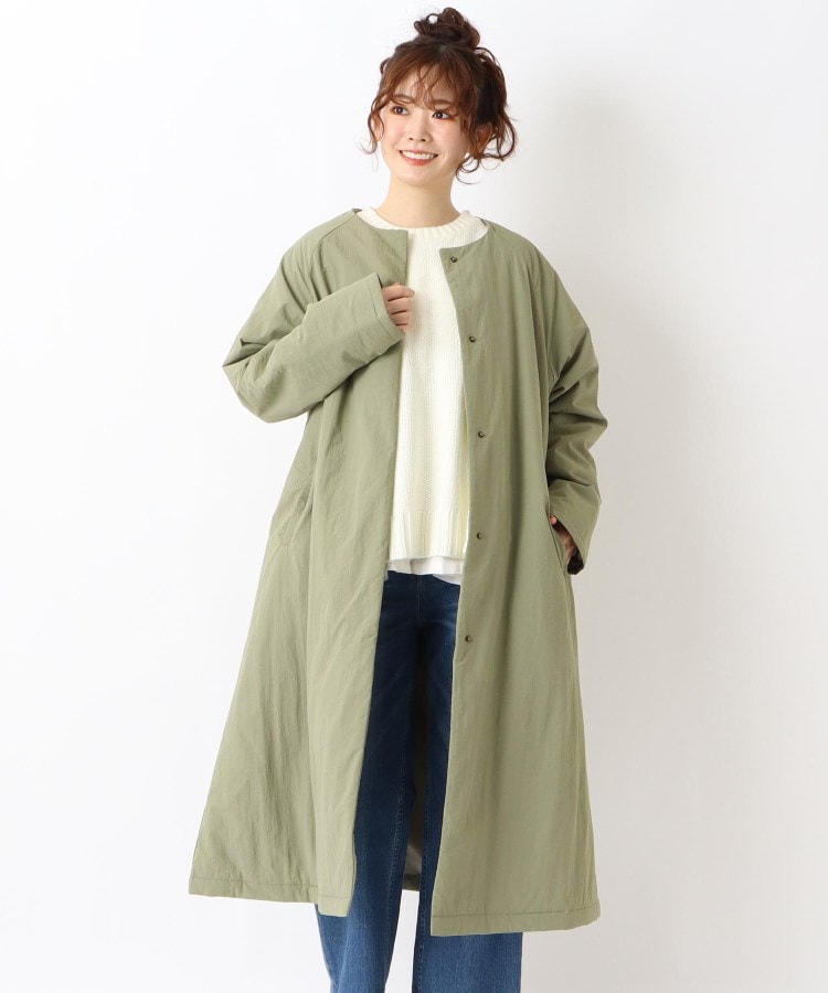 Sia la luceシアラルーチェスウェードノーカラーコート