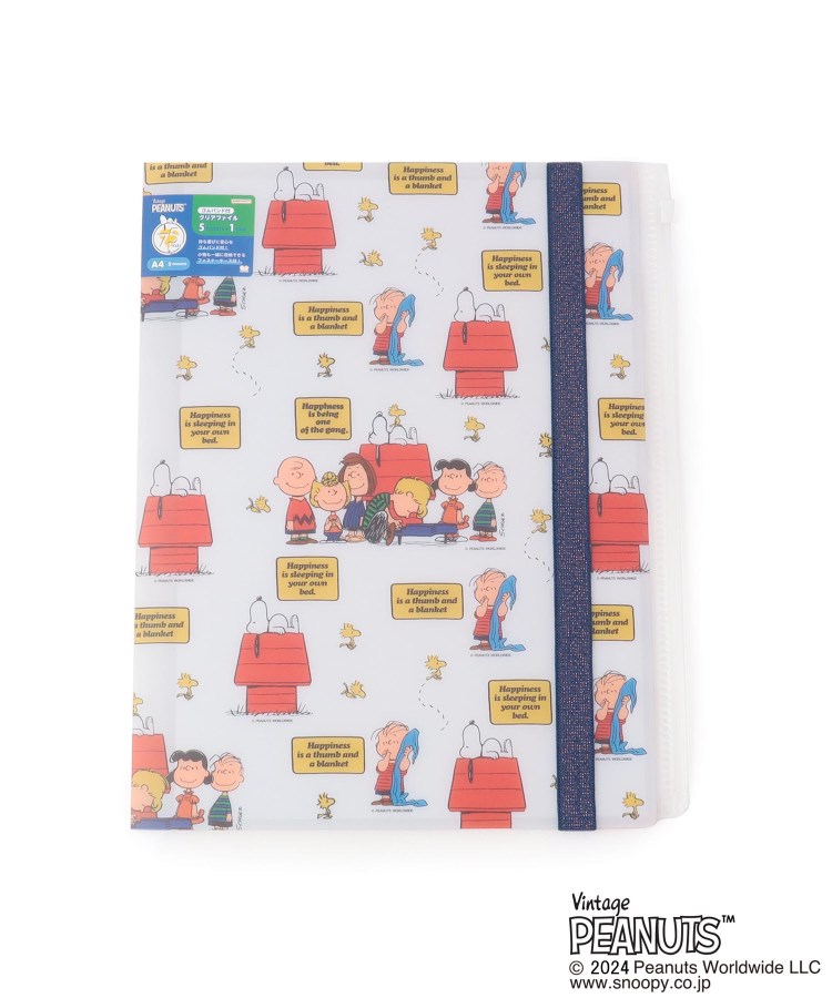 ワンズテラス(one'sterrace)の◆SNOOPY ゴムバンド付きクリアファイル5P 75th1
