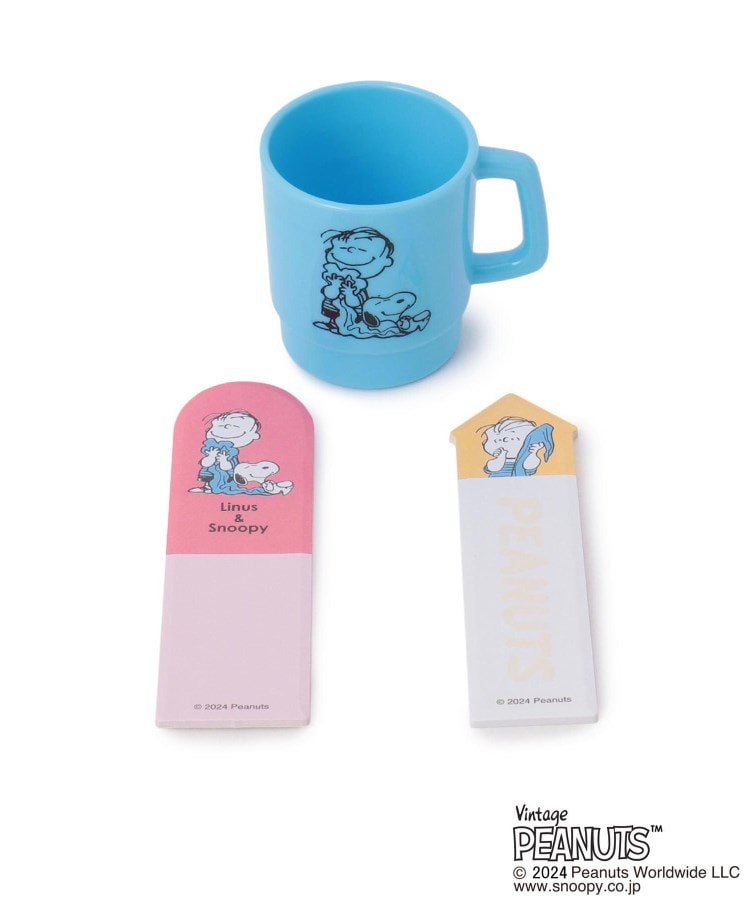 ワンズテラス(one'sterrace)の◆SNOOPY カップケース付箋 75th ブルー(993)