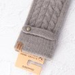 ワンズテラス(one'sterrace)の【リンネル12月号掲載】ベルト付きケーブル編み指無しグローブ3