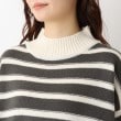 ワンズテラス(one'sterrace)のハイネック ボーダーニットプルオーバー4