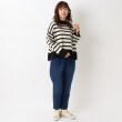 ワンズテラス(one'sterrace)のハイネック ボーダーニットプルオーバー10