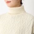 ワンズテラス(one'sterrace)のケーブル編み タートルニットベスト4