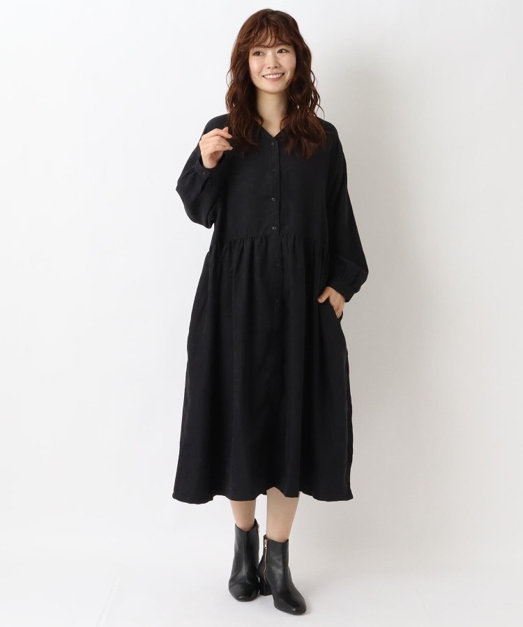 ワンズテラス(one'sterrace)のコーデュロイ 前開きVネックワンピース15