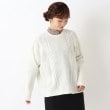 ワンズテラス(one'sterrace)の2WAY ニットリボンプルオーバー アイボリー(904)