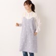 ワンズテラス(one'sterrace)の◆【ワンズテラスオリジナル】ねこ 刺繍エプロン バッククロス型 ラベンダー(980)