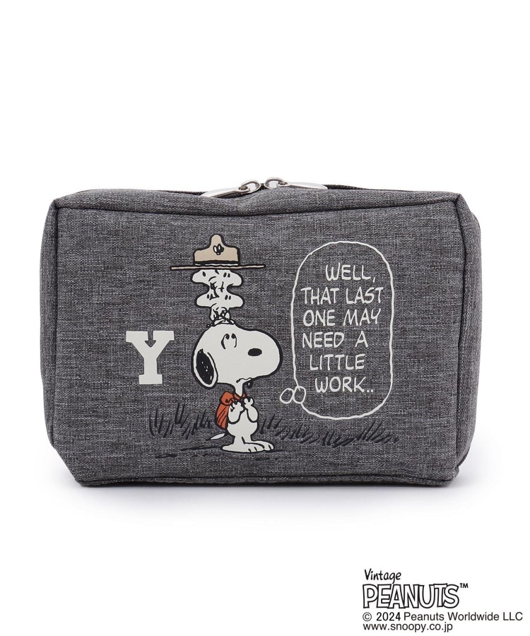 ワンズテラス(one'sterrace)の◆SNOOPY イニシャルポーチ Y グレー(912)