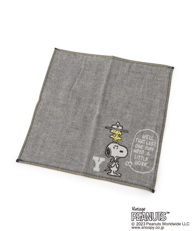 激安先着 ◇SNOOPY三重ガーゼイニシャルハンカチ Y（スヌーピー） | one 小物
