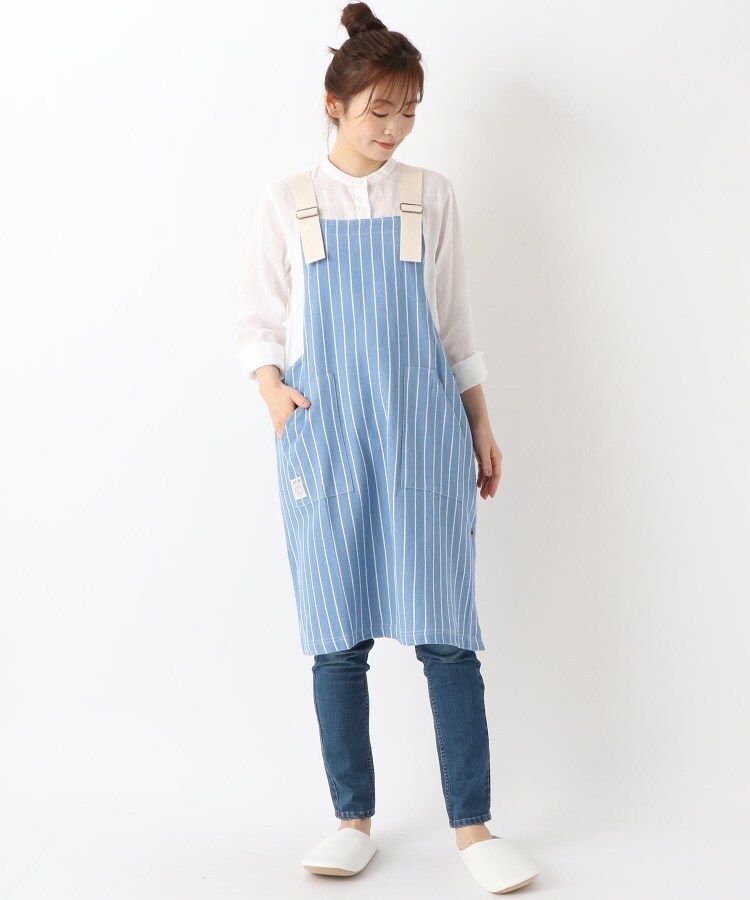 ワンズテラス(one'sterrace)の◆ファボリ カバーオールエプロン ストライプ12