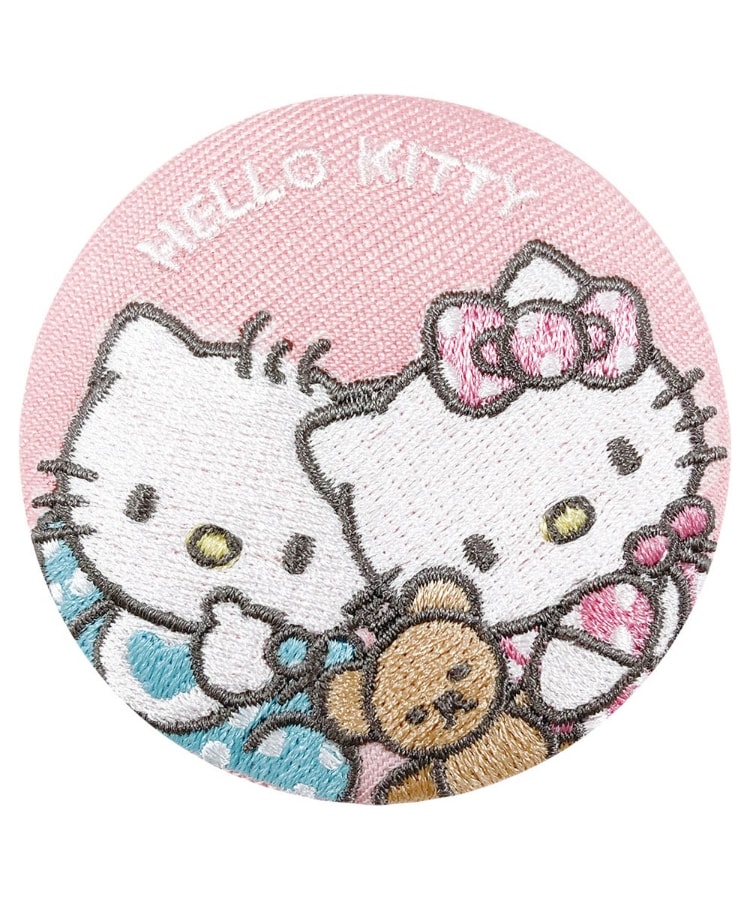 ◇ハローキティ ブラインド刺繍缶バッジ HELLO KITTY 50th ◇ハローキティ ブラインド刺繍缶バッジ HELLO KITTY 50th