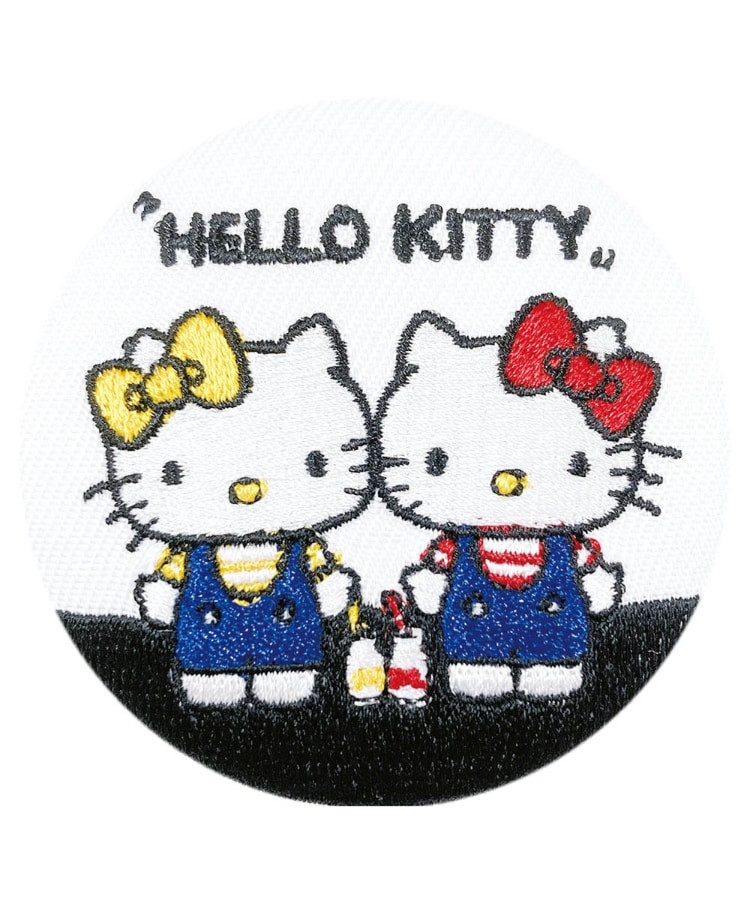 ◇ハローキティ ブラインド刺繍缶バッジ HELLO KITTY 50th