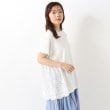 ワンズテラス(one'sterrace)の【接触冷感】カットシャツチュニックプルオーバー アイボリー(904)