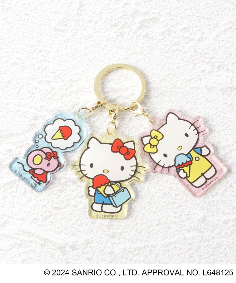 ワンズテラス(one'sterrace)の◆【先行販売】ハローキティ 3連アクリルキーホルダー アイス HELLO KITTY 50th1