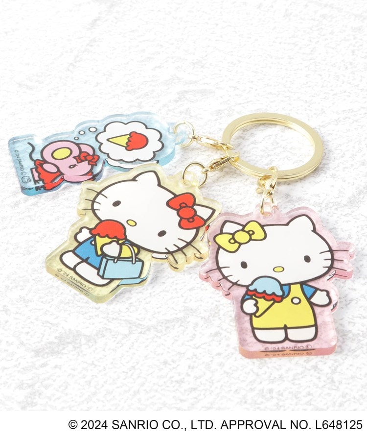 ワンズテラス(one'sterrace)の◆【先行販売】ハローキティ 3連アクリルキーホルダー アイス HELLO KITTY 50th3