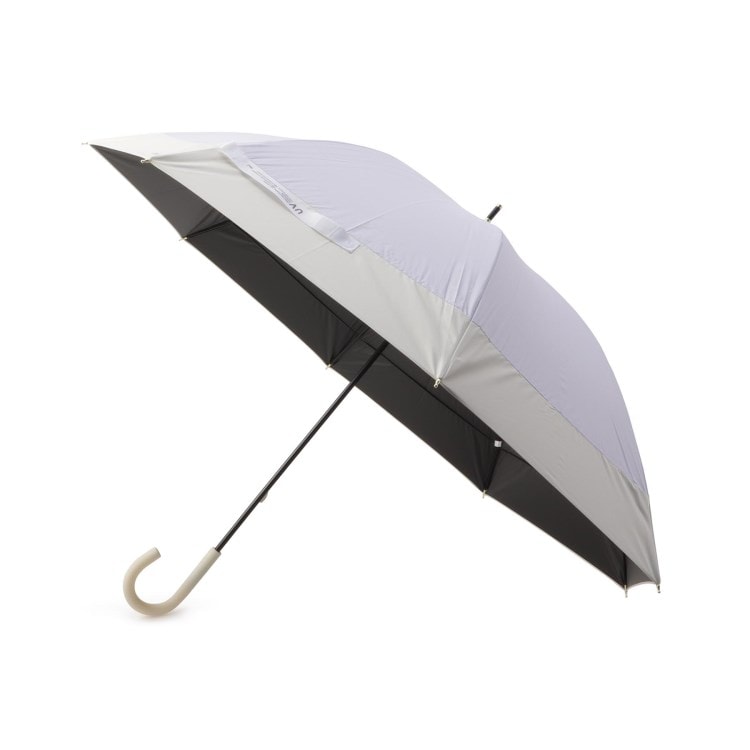 ワンズテラス(one'sterrace)の【晴雨兼用/UV】遮光切り継ぎロング 長傘 折りたたみ傘