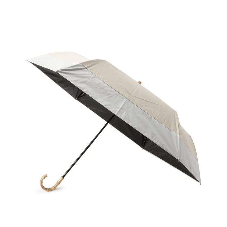 ワンズテラス(one'sterrace)の【晴雨兼用/UV】PUバイカラーラージ トートバッグ 折傘 折りたたみ傘