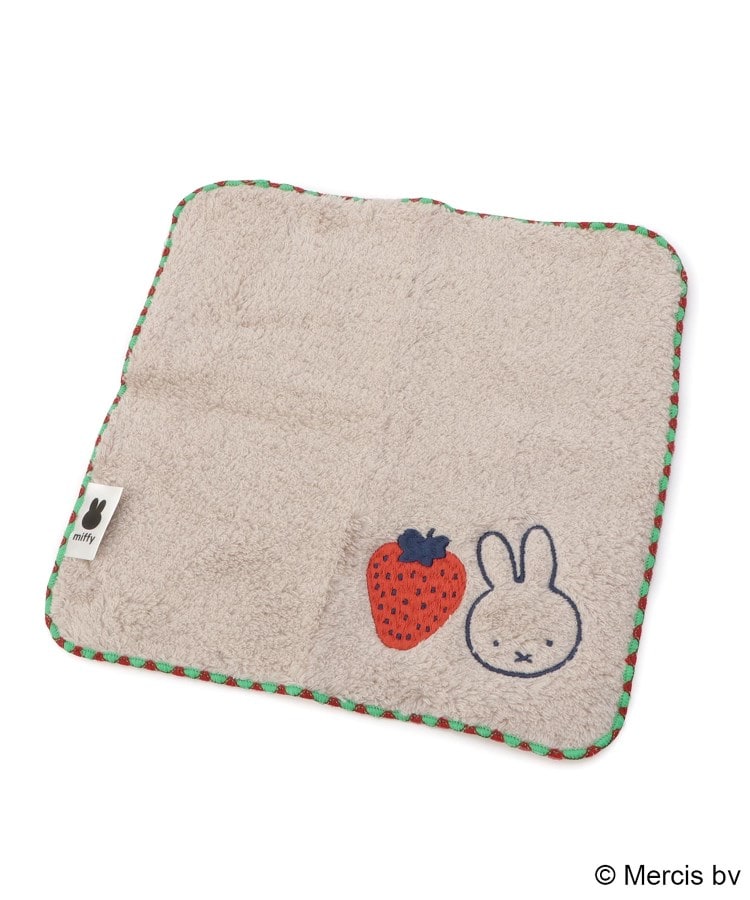 ワンズテラス(one'sterrace)の◆Dick Bruna miffy ふわふわ刺繍ハンカチーフ ブラウン(943)