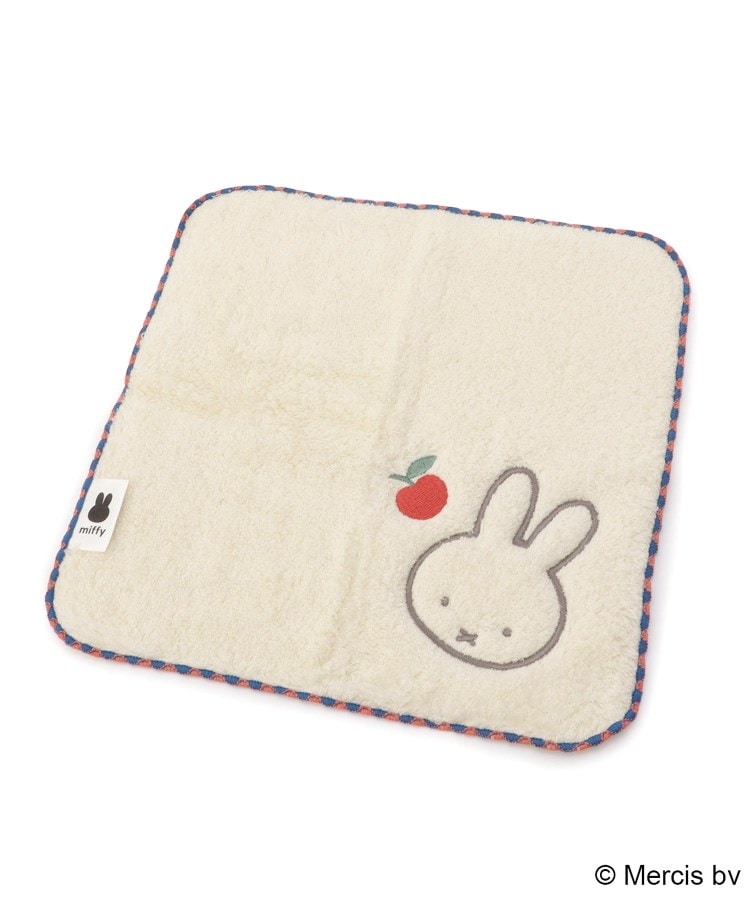 ワンズテラス(one'sterrace)の◆Dick Bruna miffy ふわふわ刺繍ハンカチーフ ホワイト(901)