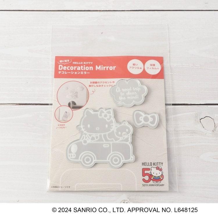◇【先行販売】ハローキティ デコレーションミラー ドライブ ◇【先行販売】ハローキティ デコレーションミラー ドライブ
