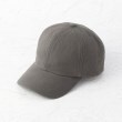 ワンズテラス(one'sterrace)の◆ウォッシュコットン キャップ チャコールグレー(913)