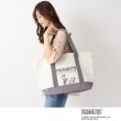 ワンズテラス(one'sterrace)の◆【ワンズテラスオリジナル】SNOOPY 麻風トート保冷ショッピングバッグ10