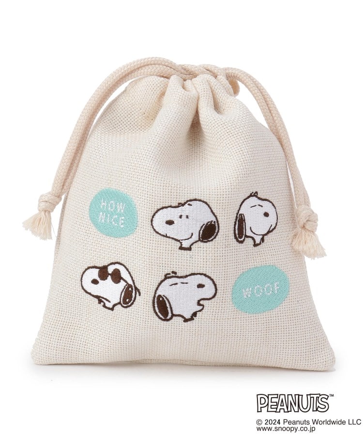 ワンズテラス(one'sterrace)の◆【数量限定】SNOOPY 巾着 アイコン アイボリー(904)