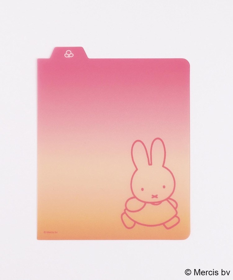 ワンズテラス(one'sterrace)の◆【先行販売】Dick Bruna miffy リングノートスクエア用下敷き オレンジ(967)