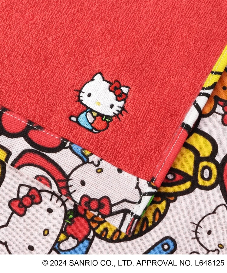 ◇【先行販売】ハローキティ フェイスタオル ワッペンキュート ◇【先行販売】ハローキティ フェイスタオル ワッペンキュート