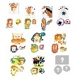 ワンズテラス(one'sterrace)の◆パンどろぼう ブラインドステッカーセット ソノタ(879)