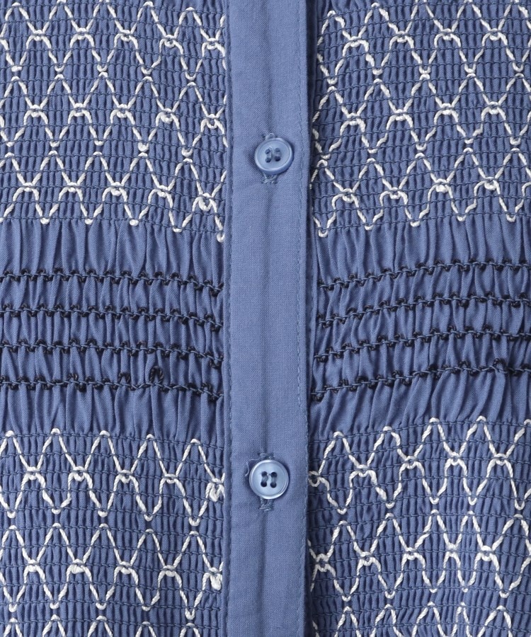 ワンズテラス(one'sterrace)のスモッキング刺繍ワンピース8