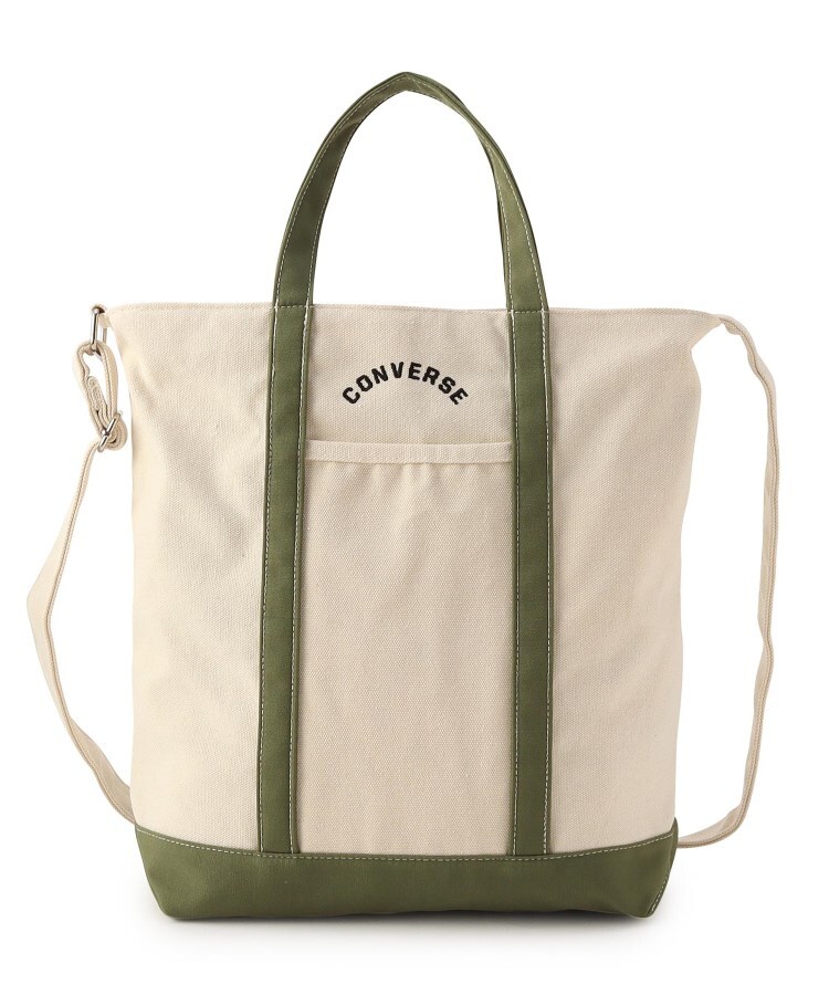 ワンズテラス(one'sterrace)の◆CONVERSE アーチトート M グリーン(922)