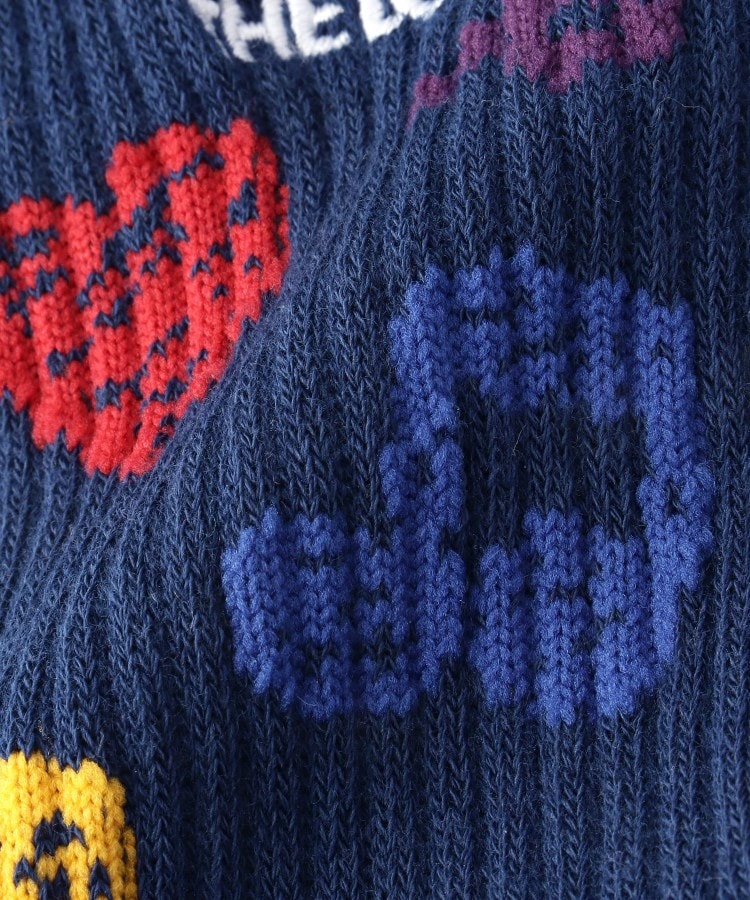 ワンズテラス(one'sterrace)の◆FRUIT OF THE LOOM 落書き風ロゴ刺繍 クルーソックス10