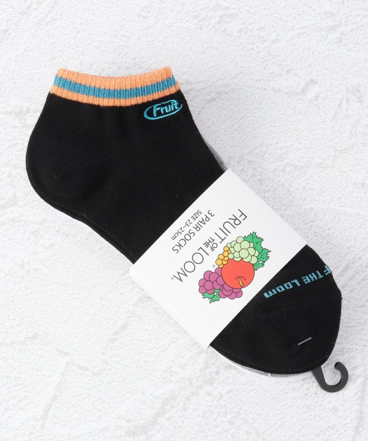 ワンズテラス(one'sterrace)の◆FRUIT OF THE LOOM ロゴ刺繍 アンクルソックス2
