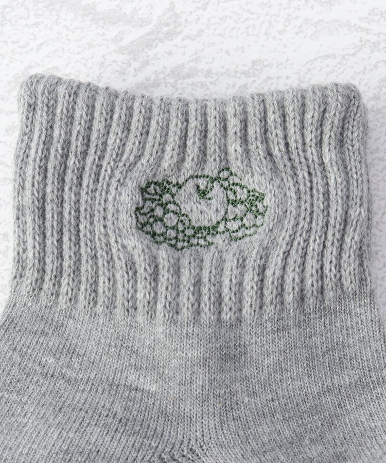 ワンズテラス(one'sterrace)の◆FRUIT OF THE LOOM ゆる刺繍 アンクルソックス4