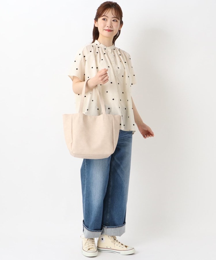 Legato Largo スモーキーシボ5ポケットミニトート(トートバッグ Legato Largo スモーキーシボ5ポケットミニトート(トートバッグ