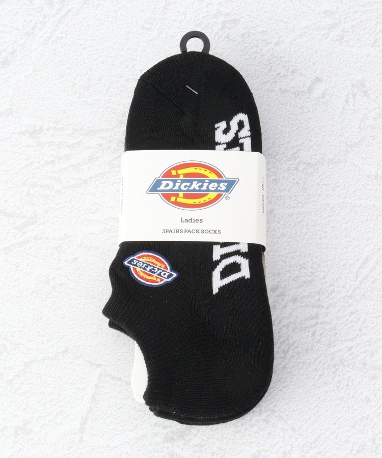 ワンズテラス(one'sterrace)のDICKIES ロゴ刺繍底パイル 3P スニーカー丈ソックス2