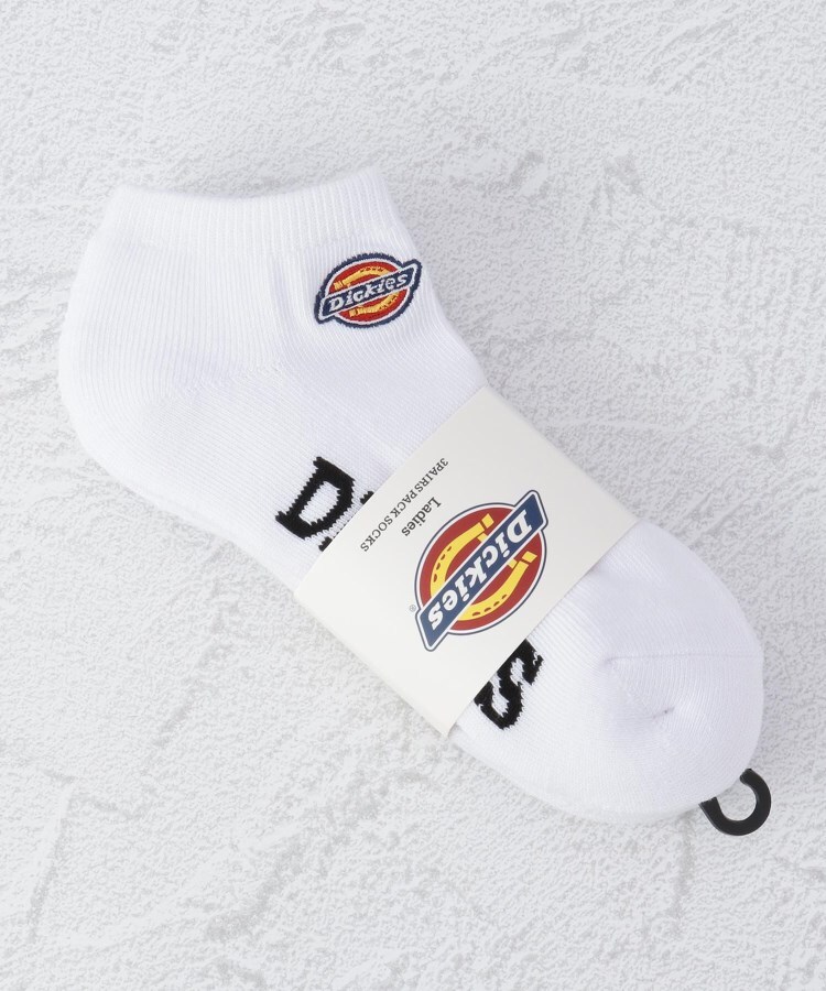 ワンズテラス(one'sterrace)のDICKIES ロゴ刺繍底パイル 3P アンクルソックス2