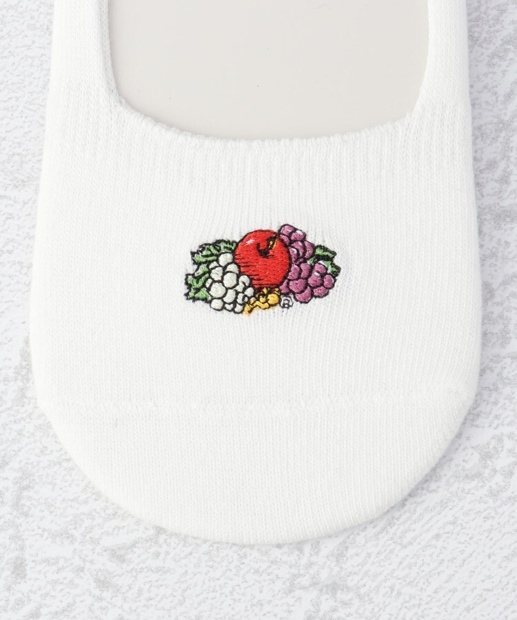 ワンズテラス(one'sterrace)のFRUIT OF THE LOOM 刺繍 インステップソックス4